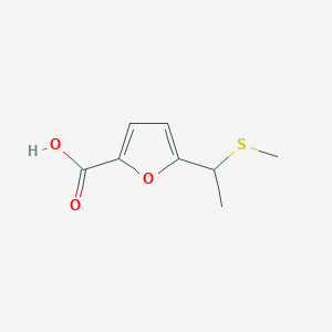 5-(1-(Methylthio)ethyl)furan-2-carboxylic acid