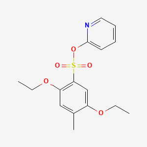 molecular formula C16H19NO5S B1180903 2-Pyridinyl 2,5-diethoxy-4-methylbenzenesulfonate 