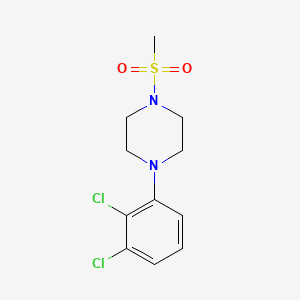 molecular formula C11H14Cl2N2O2S B1180908 1-(2,3-Dichlorophenyl)-4-(methylsulfonyl)piperazine 