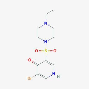 3-Bromo-5-((4-ethylpiperazin-1-yl)sulfonyl)pyridin-4-ol