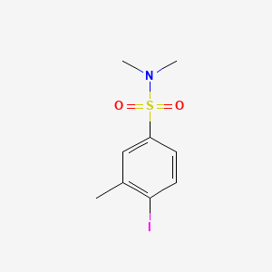 molecular formula C9H12INO2S B1180966 4-iodo-N,N,3-trimethylbenzenesulfonamide 