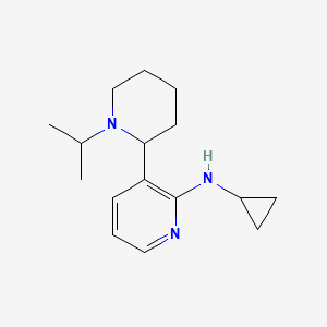 N-Cyclopropyl-3-(1-isopropylpiperidin-2-yl)pyridin-2-amine