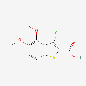 3-Chloro-4,5-dimethoxybenzo[b]thiophene-2-carboxylic acid