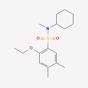 N-cyclohexyl-2-ethoxy-N,4,5-trimethylbenzenesulfonamide