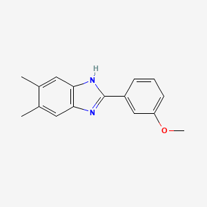 2-(3-Methoxyphenyl)-5,6-dimethyl-1H-benzo[d]imidazole