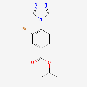 3-Bromo-4-[1,2,4]triazol-4-yl-benzoic acid isopropyl ester