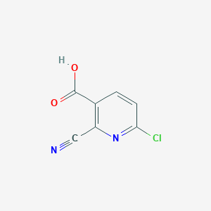 6-Chloro-2-cyanonicotinic acid