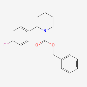 Benzyl 2-(4-fluorophenyl)piperidine-1-carboxylate