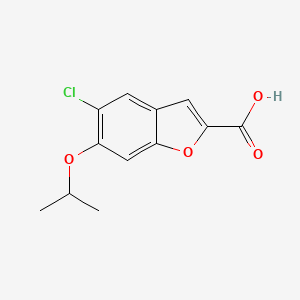 5-Chloro-6-isopropoxybenzofuran-2-carboxylic acid