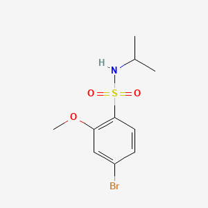 molecular formula C10H14BrNO3S B1180984 4-bromo-N-isopropyl-2-methoxybenzenesulfonamide 