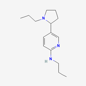 N-Propyl-5-(1-propylpyrrolidin-2-yl)pyridin-2-amine