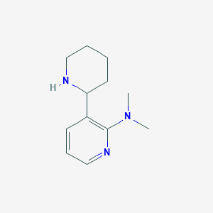 N,N-Dimethyl-3-(piperidin-2-yl)pyridin-2-amine