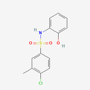 4-chloro-N-(2-hydroxyphenyl)-3-methylbenzenesulfonamide