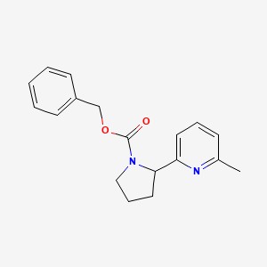 Benzyl 2-(6-methylpyridin-2-yl)pyrrolidine-1-carboxylate