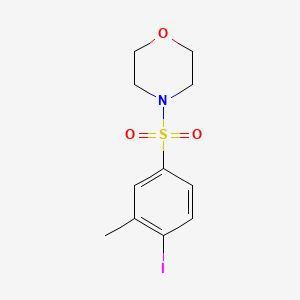 molecular formula C11H14INO3S B1181018 4-[(4-Iodo-3-methylphenyl)sulfonyl]morpholine 