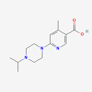 6-(4-Isopropylpiperazin-1-yl)-4-methylnicotinic acid