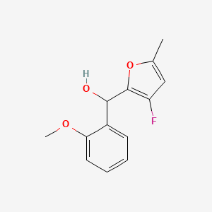 (3-Fluoro-5-methylfuran-2-yl)(2-methoxyphenyl)methanol