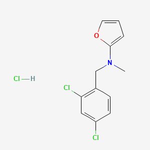 N-(2,4-Dichlorobenzyl)-N-methylfuran-2-amine hydrochloride