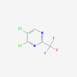 molecular formula C5HCl2F3N2 B11810473 4,5-Dichloro-2-(trifluoromethyl)pyrimidine CAS No. 126317-17-7