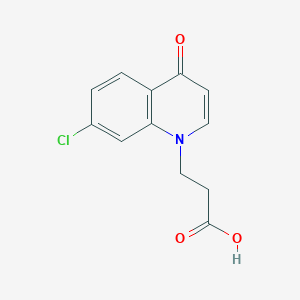 3-(7-Chloro-4-oxoquinolin-1(4H)-yl)propanoic acid