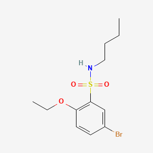 molecular formula C12H18BrNO3S B1181056 5-bromo-N-butyl-2-ethoxybenzenesulfonamide 