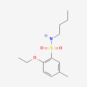 molecular formula C13H21NO3S B1181057 N-butyl-2-ethoxy-5-methylbenzenesulfonamide 