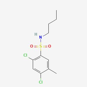 molecular formula C11H15Cl2NO2S B1181064 N-butyl-2,4-dichloro-5-methylbenzenesulfonamide 