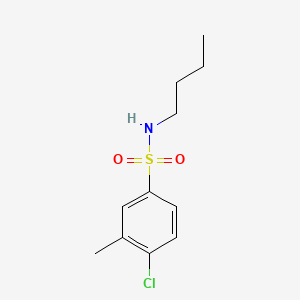 molecular formula C11H16ClNO2S B1181065 N-butyl-4-chloro-3-methylbenzenesulfonamide 