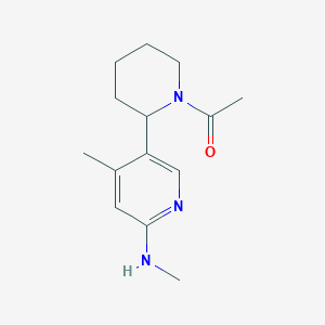 1-(2-(4-Methyl-6-(methylamino)pyridin-3-yl)piperidin-1-yl)ethanone