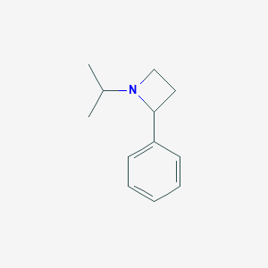 molecular formula C12H17N B118107 N-异丙基-2-苯基氮杂环丁烷 CAS No. 156370-50-2