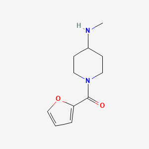 molecular formula C11H16N2O2 B11810719 Furan-2-yl(4-(methylamino)piperidin-1-yl)methanone 