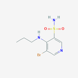 5-Bromo-4-(propylamino)pyridine-3-sulfonamide