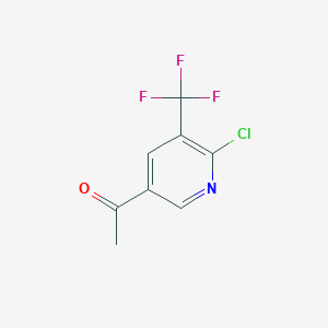 1-(6-Chloro-5-(trifluoromethyl)pyridin-3-yl)ethanone