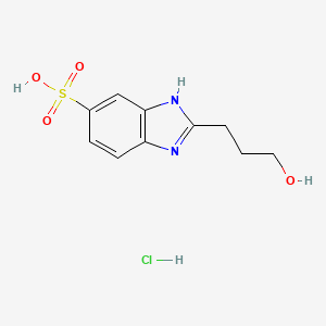 2-(3-Hydroxypropyl)-1H-benzo[d]imidazole-5-sulfonic acid hydrochloride