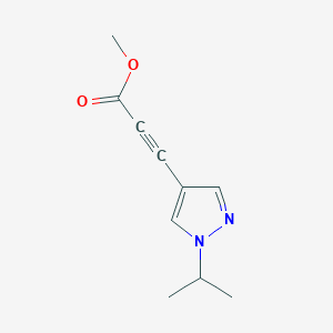 Methyl 3-(1-isopropyl-1H-pyrazol-4-yl)propiolate