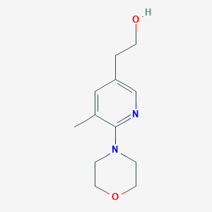 2-(5-Methyl-6-morpholinopyridin-3-yl)ethanol