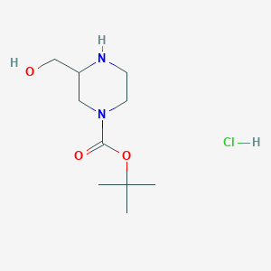 tert-Butyl 3-(hydroxymethyl)piperazine-1-carboxylate hydrochloride