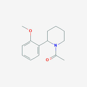 1-(2-(2-Methoxyphenyl)piperidin-1-yl)ethanone