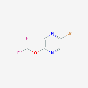 2-Bromo-5-(difluoromethoxy)pyrazine