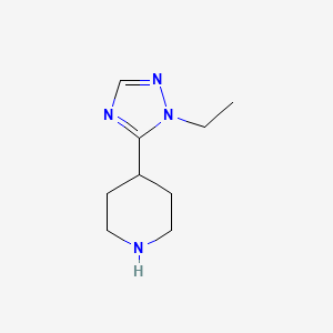 4-(1-Ethyl-1H-1,2,4-triazol-5-yl)piperidine