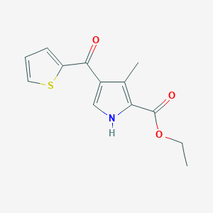 Ethyl 3-methyl-4-(thiophene-2-carbonyl)-1H-pyrrole-2-carboxylate