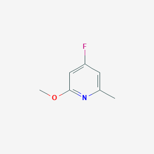 4-Fluoro-2-methoxy-6-methylpyridine