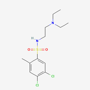 4,5-dichloro-N-[2-(diethylamino)ethyl]-2-methylbenzenesulfonamide