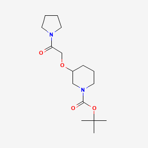 tert-Butyl 3-(2-oxo-2-(pyrrolidin-1-yl)ethoxy)piperidine-1-carboxylate