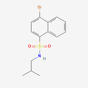 4-bromo-N-isobutyl-1-naphthalenesulfonamide