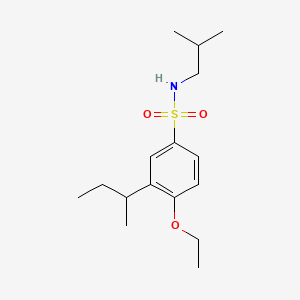 molecular formula C16H27NO3S B1181165 3-sec-butyl-4-ethoxy-N-isobutylbenzenesulfonamide 