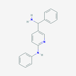 5-(Amino(phenyl)methyl)-N-phenylpyridin-2-amine