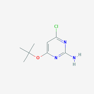 4-(tert-Butoxy)-6-chloropyrimidin-2-amine