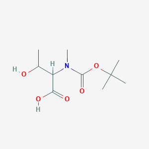 molecular formula C10H19NO5 B1181194 Boc-N-Me-D-Thr-OH CAS No. 170872-87-4
