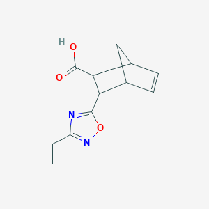 3-(3-Ethyl-1,2,4-oxadiazol-5-yl)bicyclo[2.2.1]hept-5-ene-2-carboxylic acid